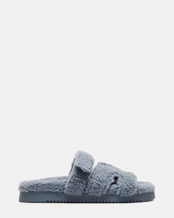 MAYVEN FAUX SHEARLING BLUE - SM REBOOTED