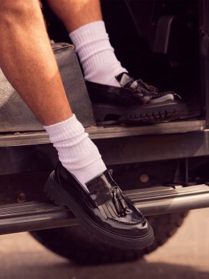 MEN'S ZEV LOAFER AND SOCKS BUNDLE