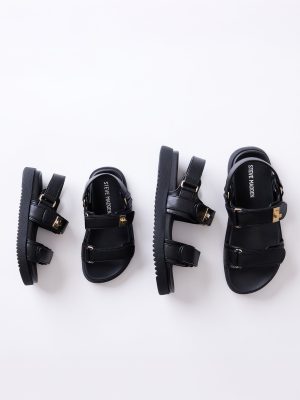 KIDS' AND TODDLERS' MONA BLACK SANDAL BUNDLE