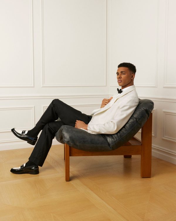 NATAN BLACK/WHITE LEATHER - Image 9