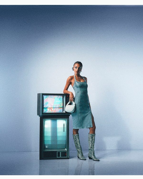 GISELLE DENIM DRESS - Image 6