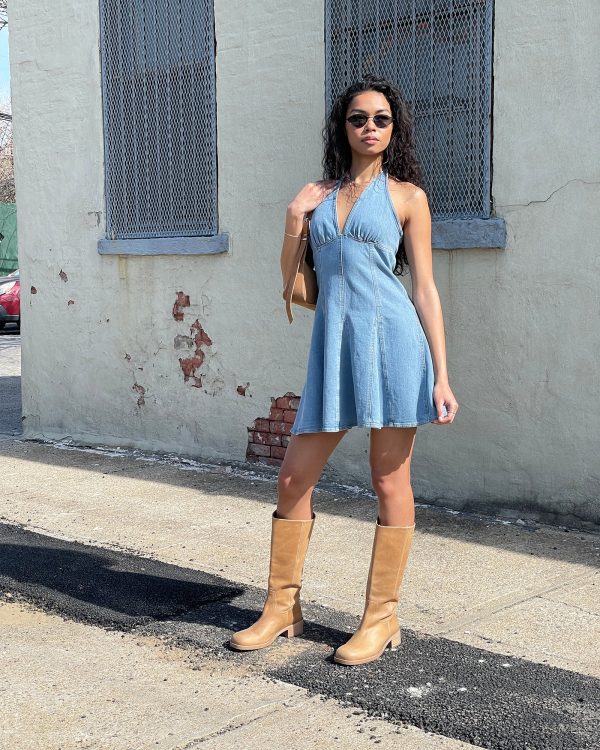 MALIA DENIM DRESS - Image 5