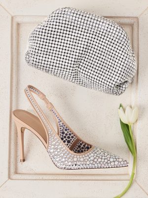 REYES HEEL AND HAILEE BAG RHINESTONE BUNDLE