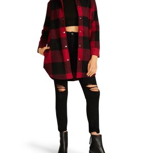 ELDRIDGE PLAID COAT RED - SM REBOOTED