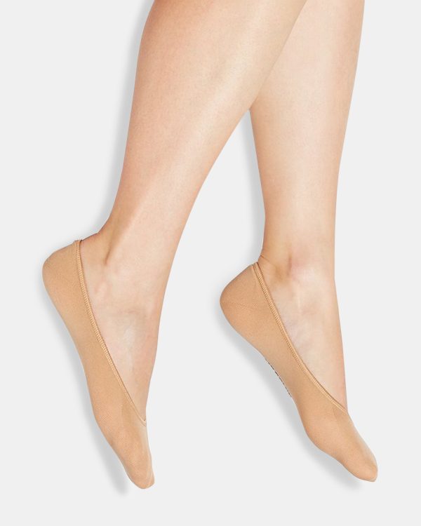 NO-SHOW SOCKS BLACK/TAN - Image 2
