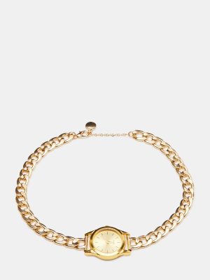 WATCH NECKLACE GOLD