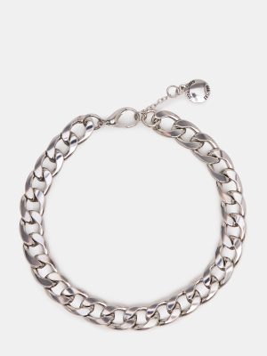 LINK CHAIN ANKLET SILVER