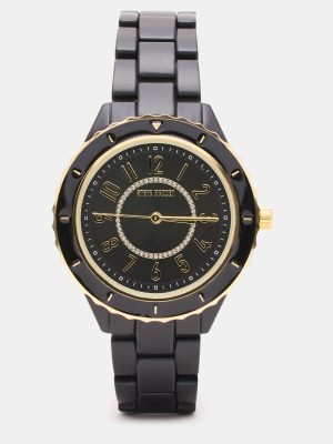 WOMEN'S STAINLESS STEEL WATCH BLACK