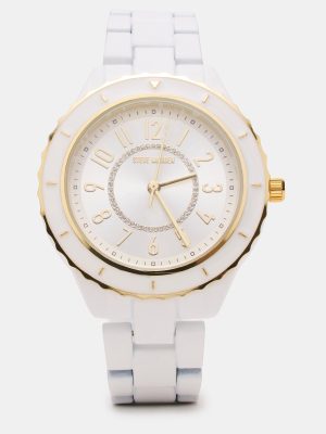 WOMEN'S STAINLESS STEEL WATCH WHITE