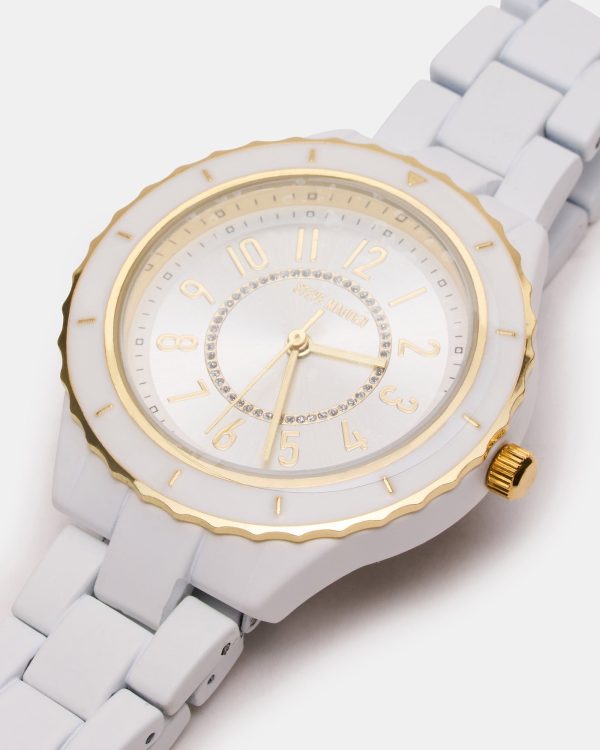 WOMEN'S STAINLESS STEEL WATCH WHITE - Image 2