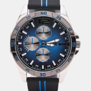 MEN'S ALLOY WATCH BLACK/BLUE