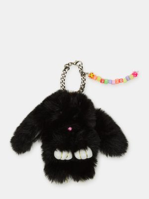 BUNNY BAG CHARM BLACK