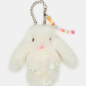 BUNNY BAG CHARM WHITE