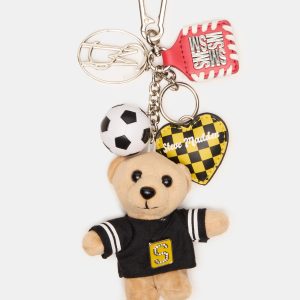 GOAL BAG CHARM BLACK/YELLOW