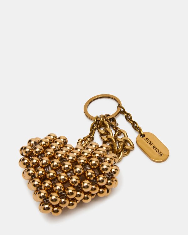 HEART BAG CHARM GOLD - Image 3