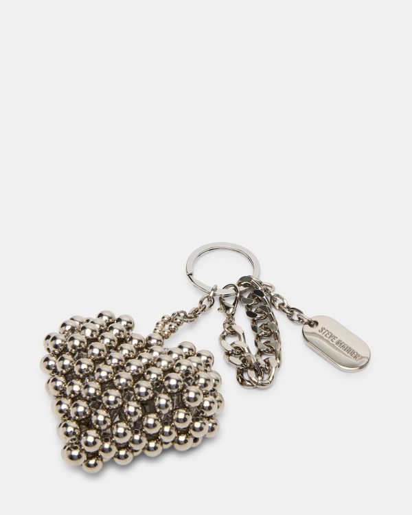 HEART BAG CHARM SILVER - Image 2