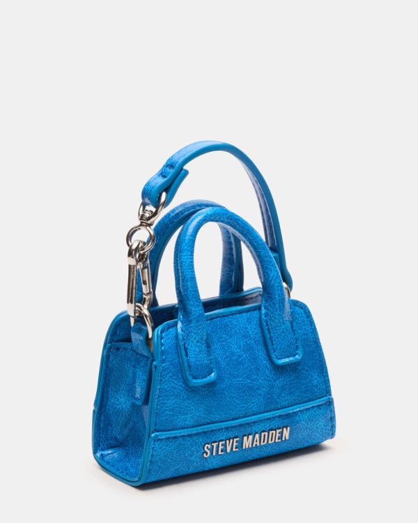 MICRO TOTE BAG CHARM BLUE - Image 3