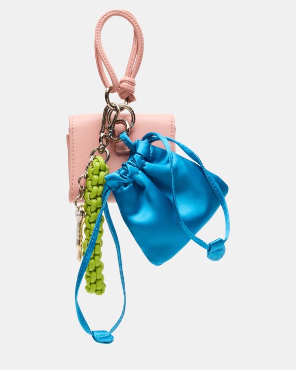 TRAVEL BAG CHARM  CORAL MULTI - Image 4