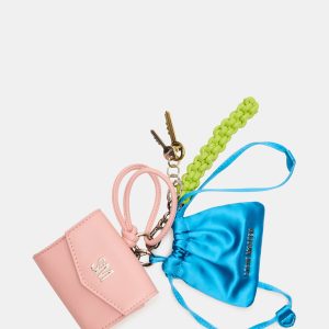 TRAVEL BAG CHARM  CORAL MULTI