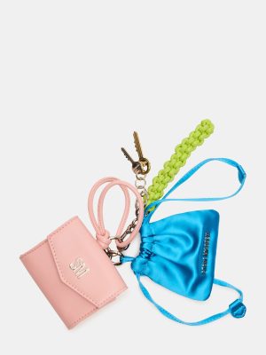 TRAVEL BAG CHARM  CORAL MULTI