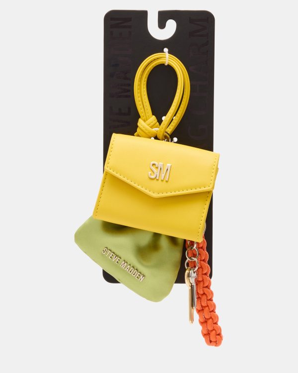 TRAVEL BAG CHARM  YELLOW MULTI - Image 5