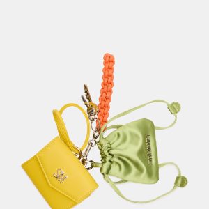 TRAVEL BAG CHARM  YELLOW MULTI