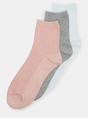 3 PACK ANKLET SOCKS