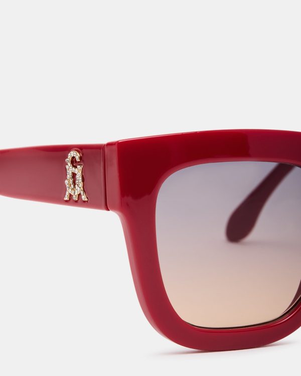 LYNNETH SUNGLASSES RED - Image 2
