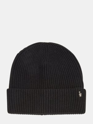 CLASSIC RIBBED KNIT BEANIE BLACK