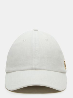 LINEN BASEBALL CAP CREAM