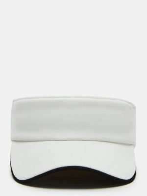 EMBROIDERED VISOR WHITE