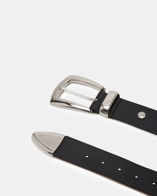 PUFFY 3-PIECE HARDWARE BELT BLACK - Image 2