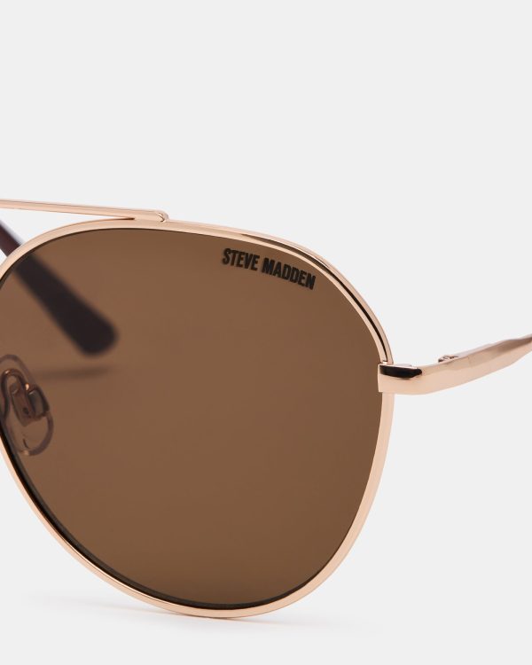 AYDIN SUNGLASSES BROWN GOLD - Image 2
