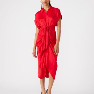 TORI DRESS RED