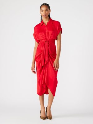 TORI DRESS RED