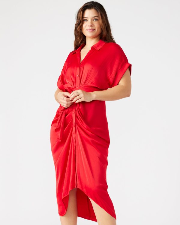 TORI DRESS RED - Image 2
