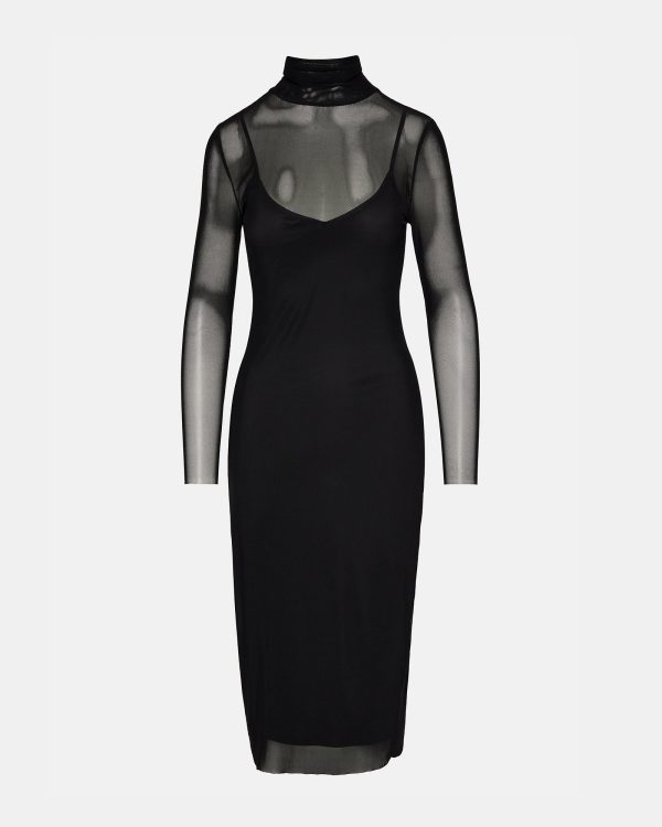 VIVIENNE DRESS BLACK - Image 5