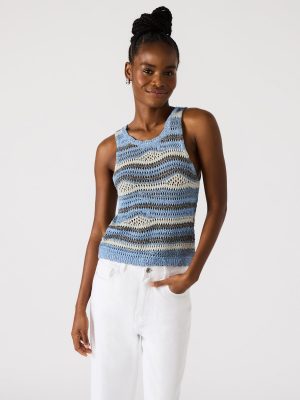 HANNAH TOP BLUE MULTI