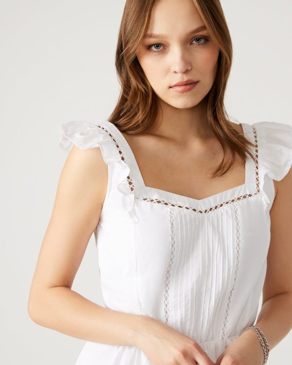 ASTRA DRESS WHITE - Image 5