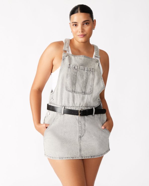 TAMIA DRESS LIGHT GREY - Image 3