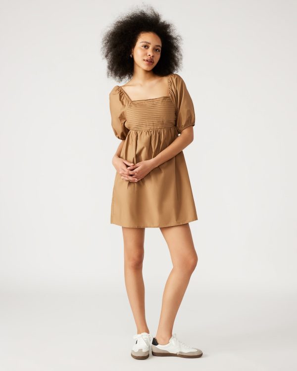 INARA DRESS BEIGE - Image 2