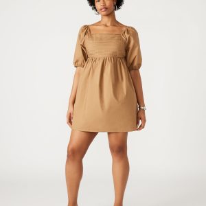 INARA DRESS BEIGE