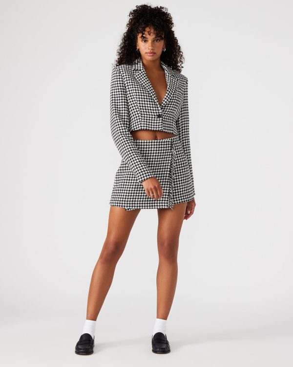 RUPI CROPPED BLAZER BLACK/WHITE - Image 5