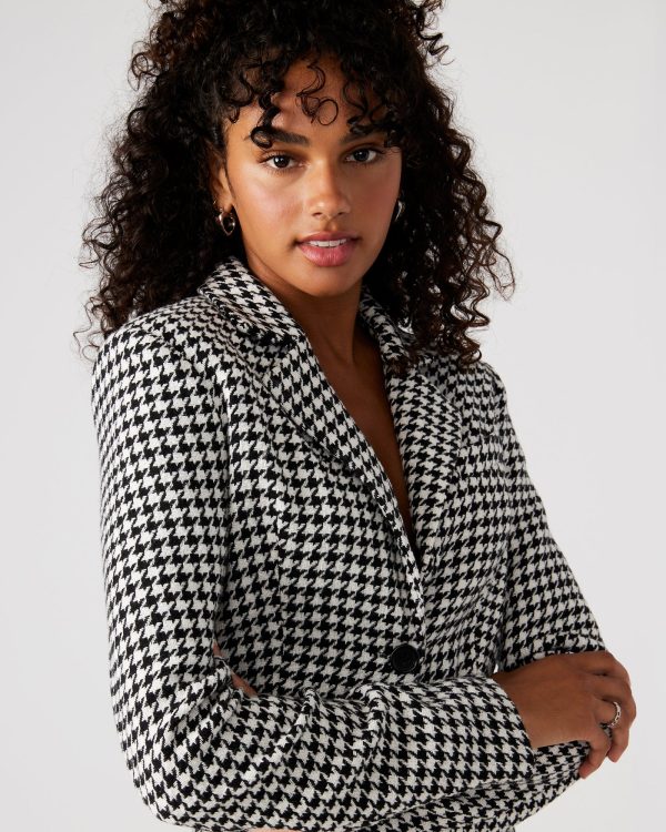 RUPI CROPPED BLAZER BLACK/WHITE - Image 3