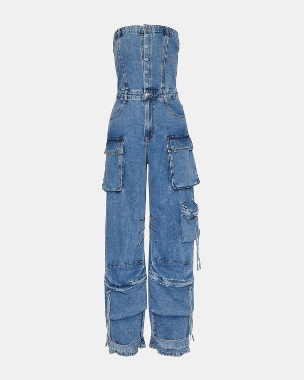 DUO DENIM JUMPSUIT - Image 7