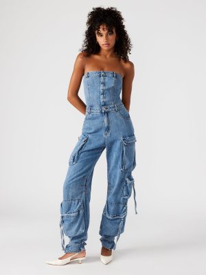 DUO DENIM JUMPSUIT