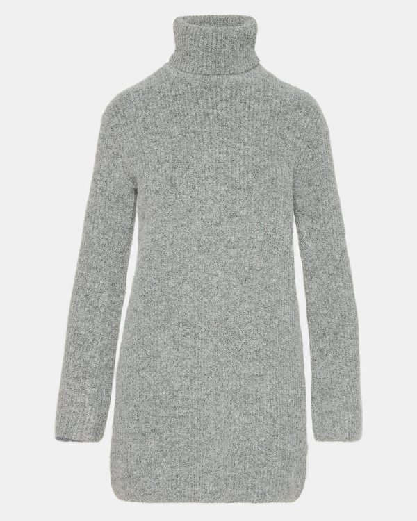 ABBIE SWEATER DRESS GREY - Image 5