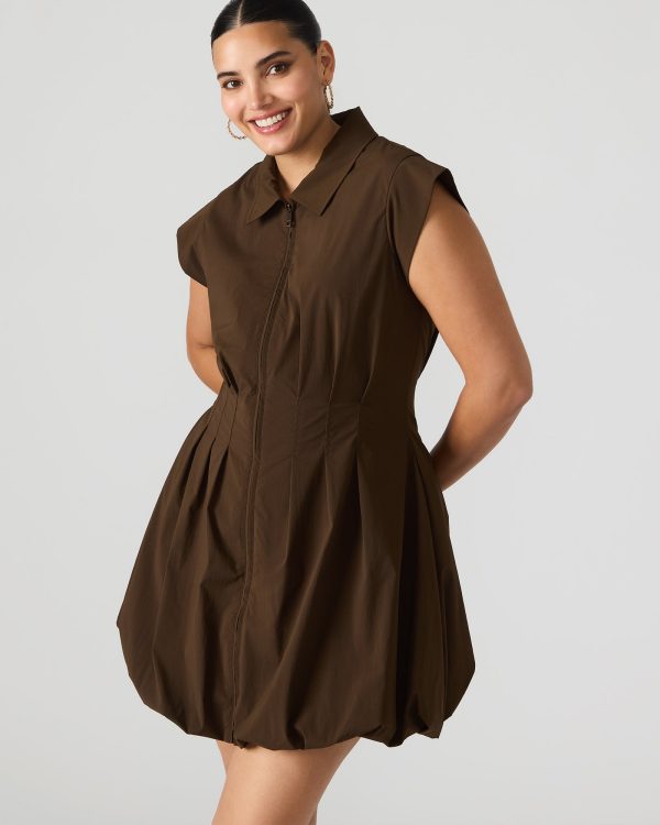 DYANNE DRESS DARK ESPRESSO - Image 3