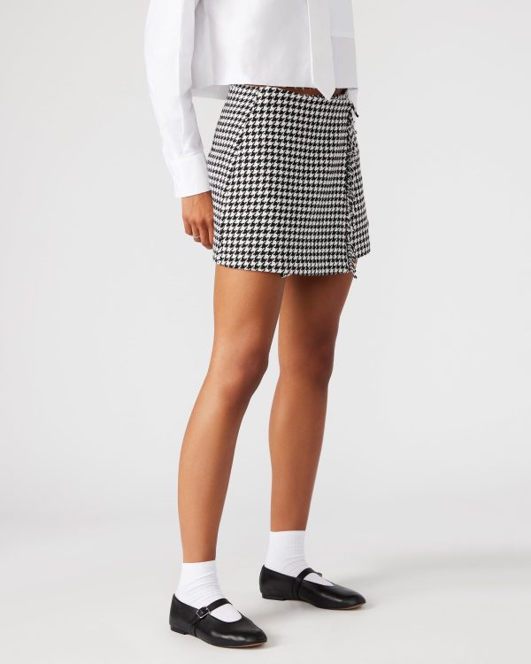 LEON SKIRT BLACK/WHITE - Image 4