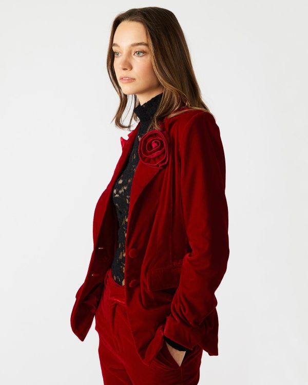 MERENE BLAZER RED - Image 2